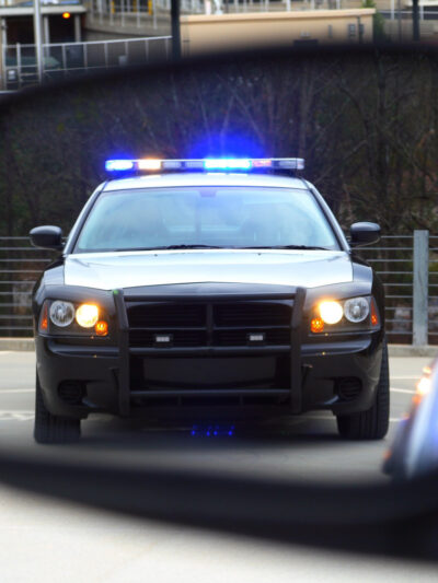 large police stop