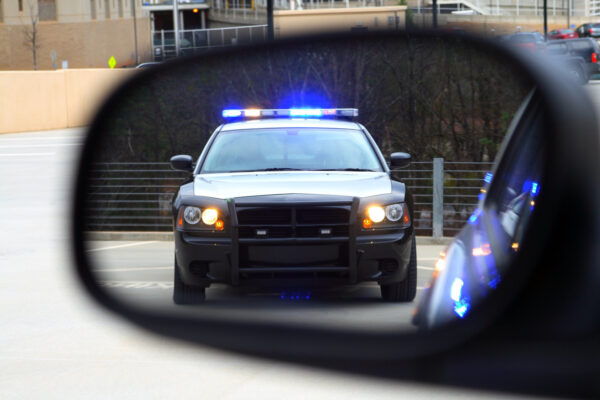 large police stop