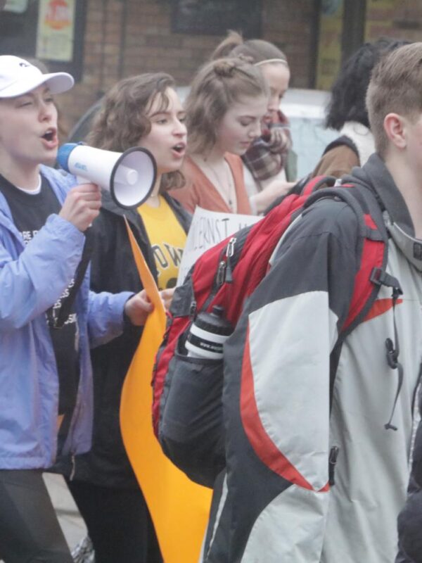 ia city student walkout