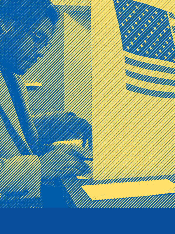 man voting