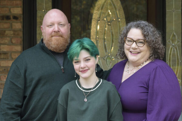 Joe, Barry, and Brigit Stevens