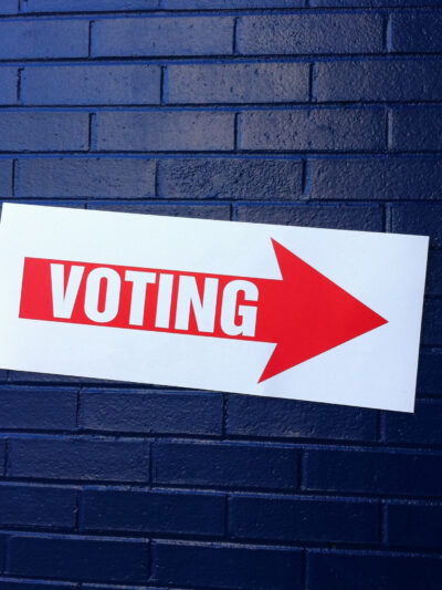 voting sign