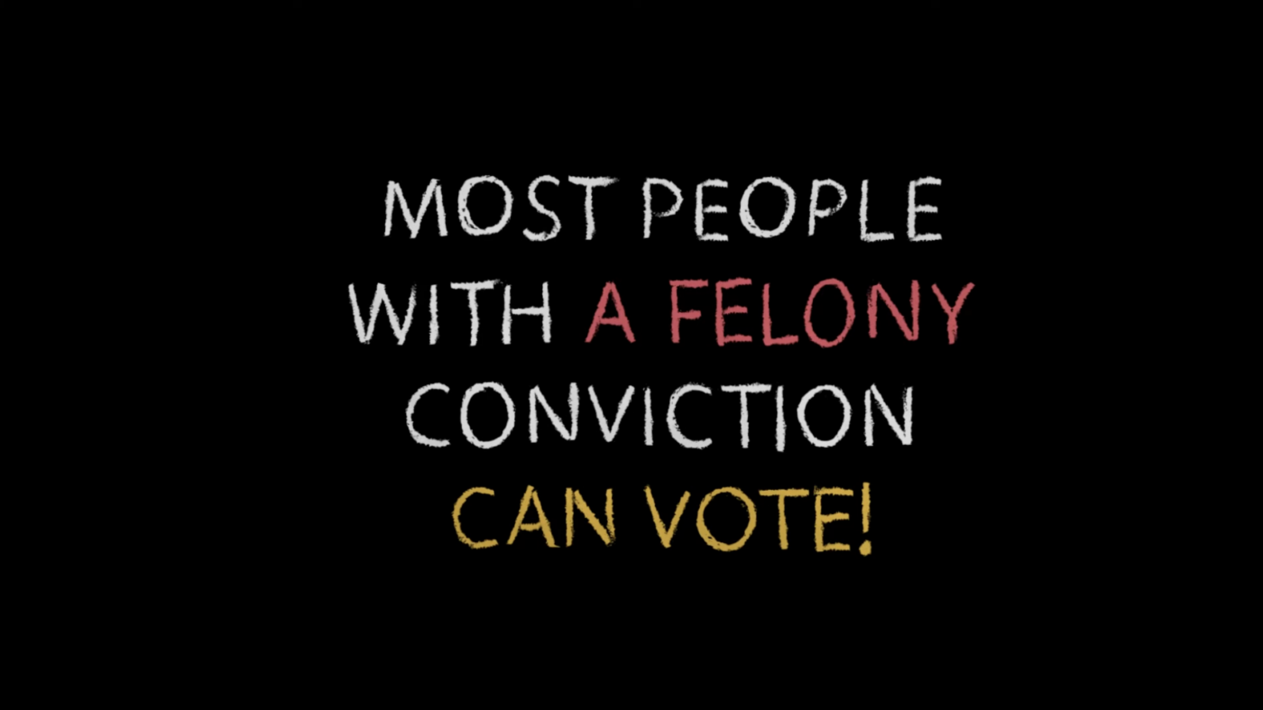 Screenshot of "You Can Vote" Video