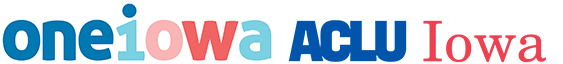 one iowa, aclu logos