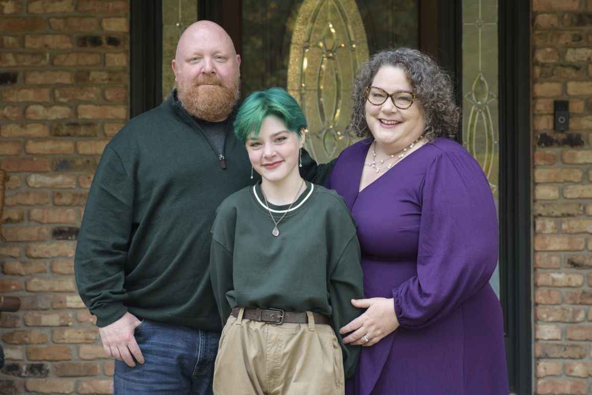 Joe, Barry, and Brigit Stevens