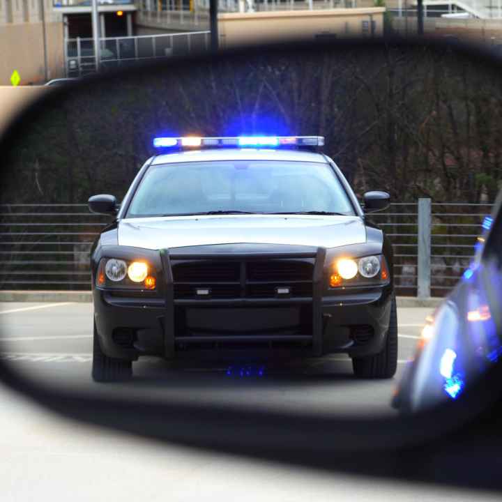 large police stop 